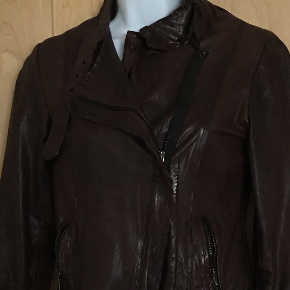 Leather Bomber Jacket